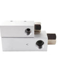 Side view of pneumatic vacuum generator valve with pressure control for CV series ejectors Venturi air exhaust 15HS and PC8 PSL compatible.