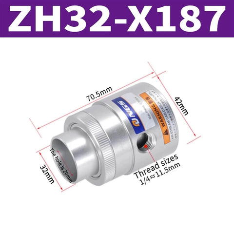 Heavy-Duty Large-Flow Pneumatic Feeding Vacuum Generator For Industrial Automation And Fast Pick And Place Tasks ZH32-X187