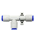 Pneumatic fitting for industrial vacuum generator with high suction, negative pressure, large flow, gripping and handling