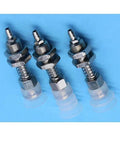 Industrial Pneumatic Vacuum Suction Arm Kit With Metal Tracheal Adapter, Beefy 50mm Two-Layer Suction Cup on blue background
