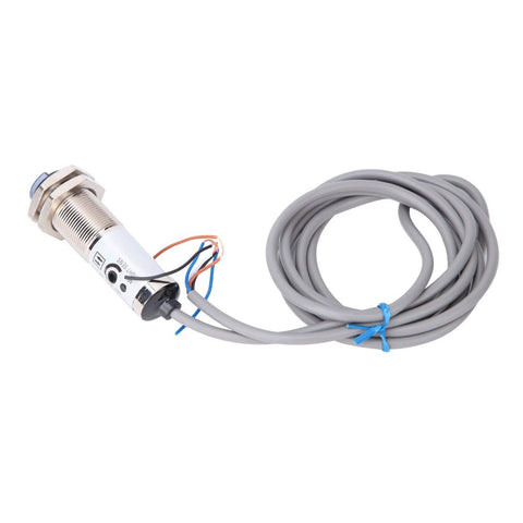 Infrared Proximity Sensor With 10mm Detection Distance NPN NO Photoelectric Switch For Industrial Automation, 4 Wire, Cylindrical Sensor