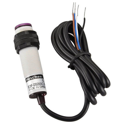 M18 Infrared Photoelectric Proximity Sensor Diffuse Reflection Type With 10 to 200 cm Detection Range, 4-wire, 18 mm mount