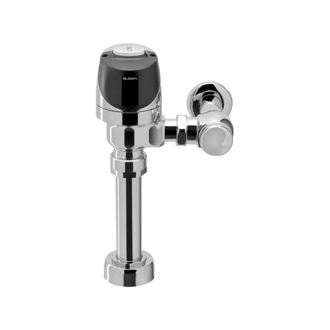G2 Optima Plus 8111 Exposed Sensor Water Closet Flushometer with 1.6 GPF valve, infrared sensor, chrome battery-powered unit
