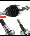 Close-up of Front Left CV Axle Shaft Assembly For Jeep Grand Cherokee 2005 To 2010 And Commander 2006 To 2010 4WD Without Limited Slip Differential