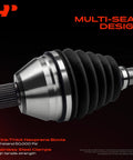 Front Left CV Axle Shaft Assembly For Jeep Grand Cherokee 2005 To 2010 And Commander 2006 To 2010 4WD Without Limited Slip Differential Replacement