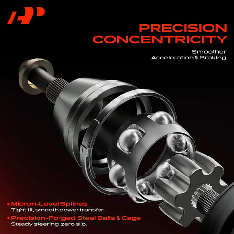 Front Left CV Axle Shaft Assembly For Jeep Grand Cherokee 2005 To 2010 And Commander 2006 To 2010 4WD precision components