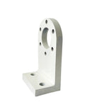 Magnetic Particle L Shaped Mounting Plate Bracket for Brake Systems, Durable Alloy, 10-20 cm, Side View