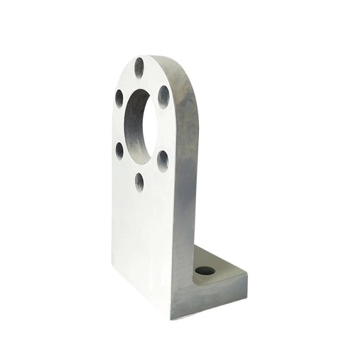Magnetic Particle L Shaped Mounting Plate Bracket For Brake Systems 10 To 20 Cm fixing plate, alloy construction, side view