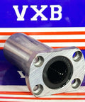 LMH16LUU 16mm Flanged Ball Bushing CNC Linear Motion Bearing 16x28x70mm with a square flange.