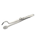 Locking Ring Tweezers For Soldering Jewelry Holds Ring Shanks And Settings Securely With Slide Lock 5-1/2 Inch Stainless Steel