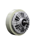 Front view of Dual Axle Magnetic Particle Clutch And Magnetic Powder Brake Combo With Two Shaft 25Nm Torque for control systems