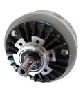 Close-up of Dual Axle Magnetic Particle Clutch And Powder Brake System With 50Nm Torque, FL50S compatible, for precision machinery.