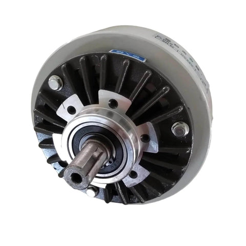 Close-up of Dual Axle Magnetic Particle Clutch And Powder Brake System With 50Nm Torque, FL50S compatible, for precision machinery.