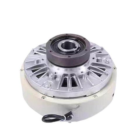 Image of a hollow shaft magnetic particle clutch and magnetic powder brake for bagging printing and dyeing machines with adjustable torque control.