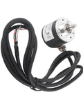 Magnetic Incremental Rotary Encoder With 600 PPR, 6mm Shaft, 5 To 24 V DC, AB Quadrature Output, NPN Open Collector for robotics