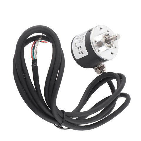 Magnetic Incremental Rotary Encoder With 600 PPR, 6mm Shaft, 5 To 24 V DC, AB Quadrature Output, NPN Open Collector for robotics