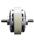 10kg Magnetic Particle Clutch With 100Nm Torque For Dual Axle Systems Magnetic Powder Clutch Model FL100A1 front view image.
