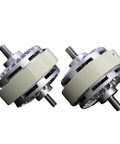 10kg Magnetic Particle Clutch With 100Nm Torque For Dual Axle Systems Magnetic Powder Clutch Model FL100A1 shown in side view