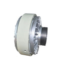 Magnetic Particle Clutch And Magnetic Powder Brake For Slitting Machines, side view showing key components and design for torque control