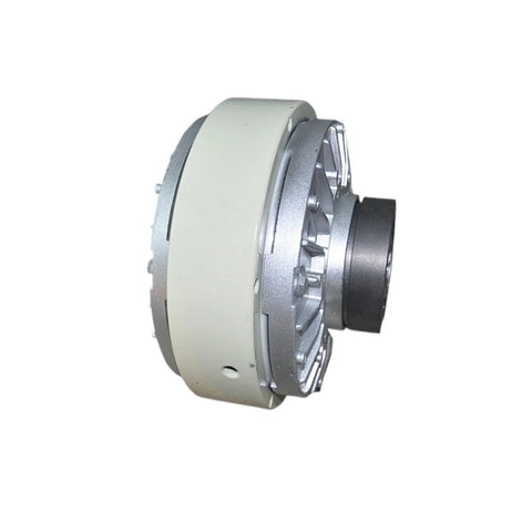Magnetic Particle Clutch And Magnetic Powder Brake For Slitting Machines, side view showing key components and design for torque control