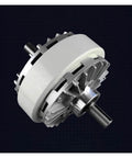 Two Axis Magnetic Powder Clutch And Brake System With Adjustable Torque Via Current Control, side view