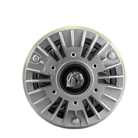 Front view of Two Axis Magnetic Powder Clutch And Brake System With Adjustable Torque Via Current Control for precision machinery.