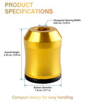 Magnetic Screw Ring For One Quarter Inch Bits, Universal Magnetic Head, alloy steel, gold color with specifications