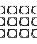 Set of 12 Metering Diaphragm Pump Gasket For C3 And C3M Carburetors Replaces 0016051 1.0mm Thick High Quality Replacement Seal