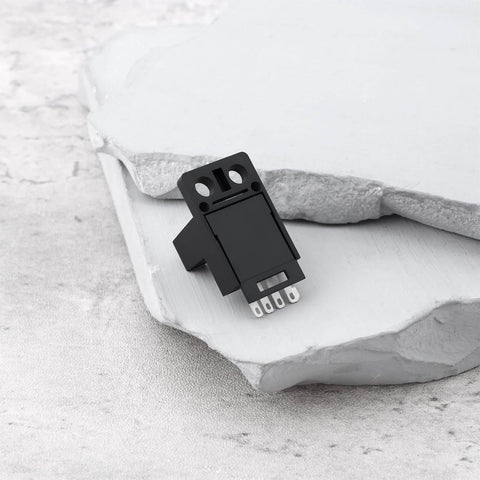 Two Pack Micro Photoelectric Sensor Switch 5 To 24V DC NPN Output Selectable Normally Open Or Normally Closed on concrete surface