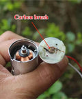 Close-up of 370 micro motor with visible carbon brush for Mini Self Priming Diaphragm Water Pump 6V-12V With 370 Micro Motor DSB413-B.