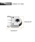 Close-up of silver Mouse Wheel Encoder 5.5mm 300W with dimensions, used for DIY mice maintenance and micro game mouse upgrades.