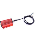 Non-Contact Eddy Current Displacement Sensor 1-50mm Range With 0-10V Output 12V DC Power Stainless Steel Probe