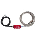 Non Contact Eddy Current Displacement Sensor ML33 B A 5mm For Industrial Use with stainless steel cable and red casing