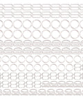 120Pcs Nylon Bra Strap Hooks Rings Sliders Clasp Replacement Set For Sewing Bikini Tops Nightgowns Slip Dresses 3 Styles 8mm And 12mm Clear