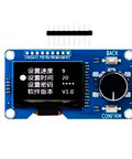 Dope 0.96 Inch And 1.3 Inch OLED Display Module With EC11 Rotary Encoders I2C Interface, showing screen and controls