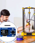 Dope 0.96 Inch And 1.3 Inch OLED Display Module With EC11 Rotary Encoders used in a 3D printer setup
