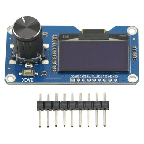 1.3 Inch White OLED Display Screen With EC11 Rotary Encoder Module IIC Interface for DIY Arduino Projects