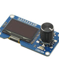 1.3 Inch White OLED Display Screen With EC11 Rotary Encoder Module IIC Interface on blue board for Arduino projects
