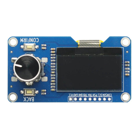 1.3 Inch White OLED Display Screen With EC11 Rotary Encoder Module IIC Interface for Arduino DIY Projects 3.3V Power