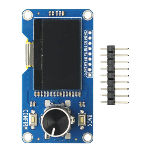 1.3 Inch White OLED Display Screen With EC11 Rotary Encoder Module IIC Interface for DIY Arduino Projects