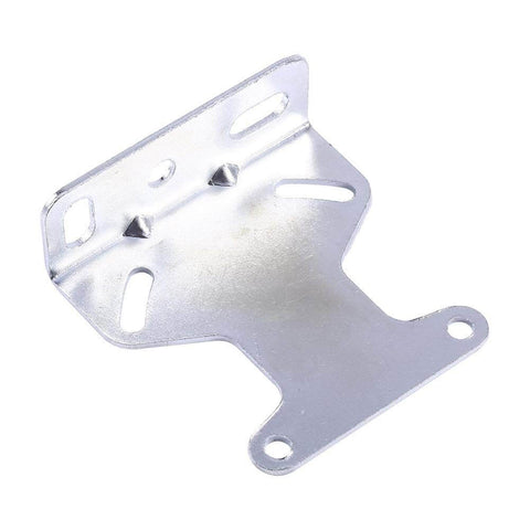Metal mounting bracket for Omron E3JK R4M1 Reflective Photoelectric Switch Sensor, supports secure wall installation.