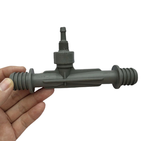 Ozone Venturi Injector Three Quarter Inch Barbed Inlet And Outlet One Quarter Inch Ozone Port Premium PVC Durable Weather Resistant