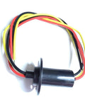 Multiple Wire Electrical Slip Ring Collector Rotary Connector 3 Wire 4 Wire 5A 10A 15A 30A 22mm Diameter With Gold Contact