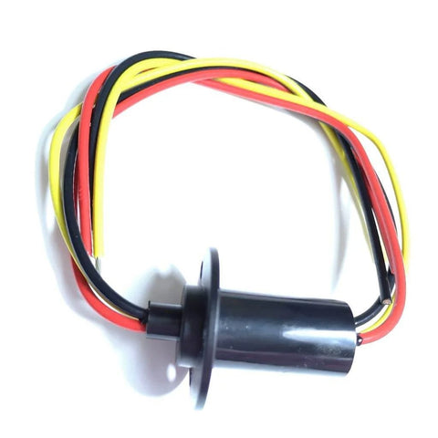 Multiple Wire Electrical Slip Ring Collector Rotary Connector 3 Wire 4 Wire 5A 10A 15A 30A 22mm Diameter With Gold Contact