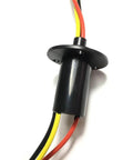 Multiple Wire Electrical Slip Ring Collector Rotary Connector 3 Wire 4 Wire 5A 10A 15A 30A 22mm Diameter With Gold Contact