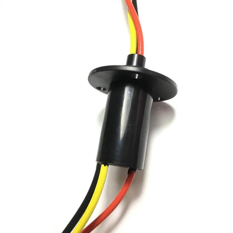Multiple Wire Electrical Slip Ring Collector Rotary Connector 3 Wire 4 Wire 5A 10A 15A 30A 22mm Diameter With Gold Contact