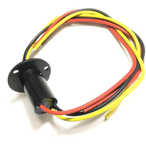 Multiple Wire Electrical Slip Ring Collector Rotary Connector 3 Wire 4 Wire 5A 10A 15A 30A 22mm Diameter With Gold Contact