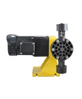 Side view of DJL Diaphragm Metering Pump With PVDF Diaphragm For Precise Liquid Dosing, DJL150 0.4 Stroke, Heavy Duty, Durable Casing