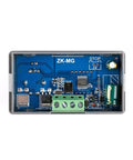 Front view of PWM Motor Driver For DC Motors 5V 12V 24V With Digital Encoder And Stepless Rotary Switch Dialed In Speed Regulator
