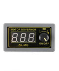 PWM Motor Driver For DC Motors 5V 12V 24V With Digital Encoder And Stepless Rotary Switch Front View